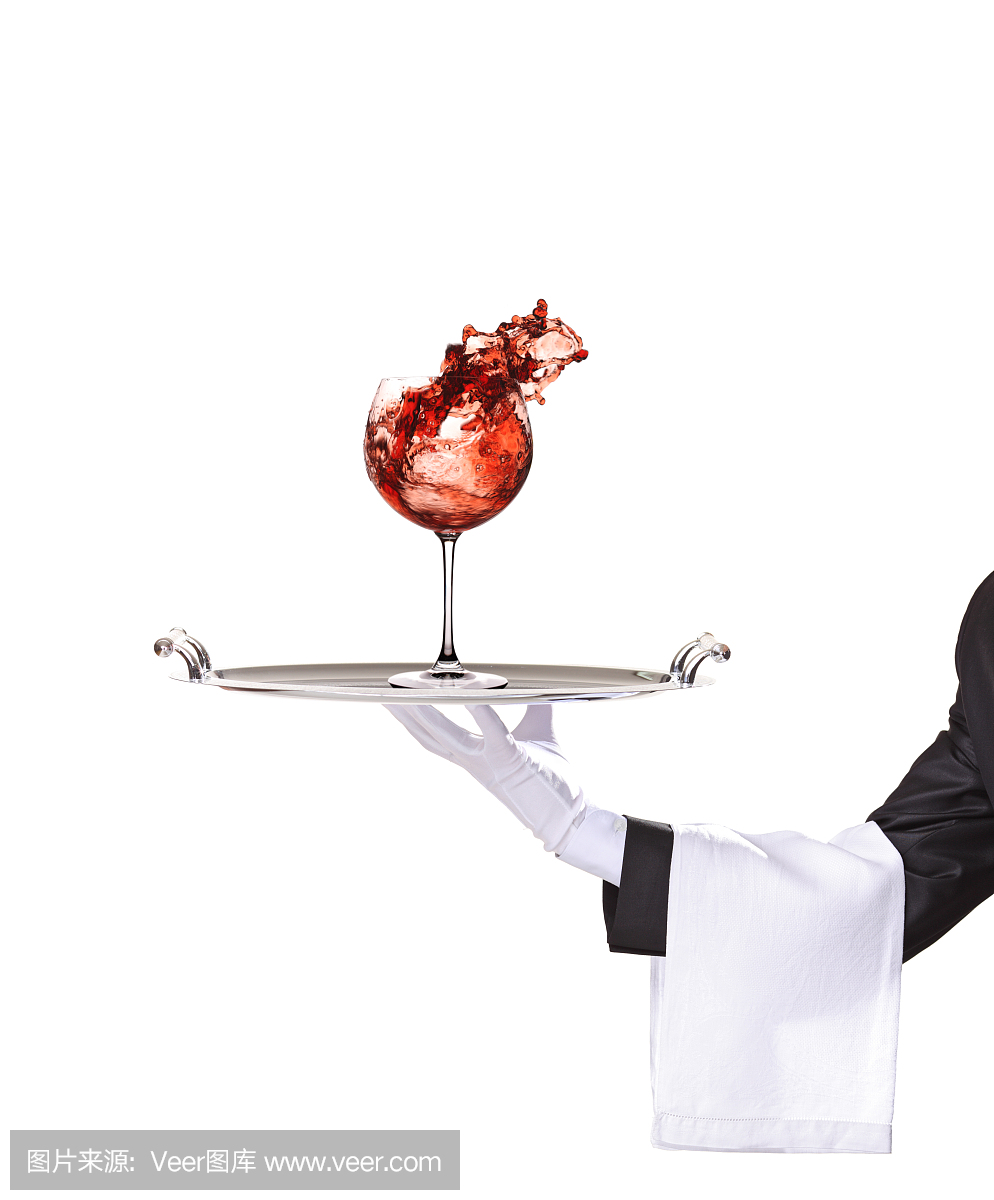 巴特勒端著一只銀托盤